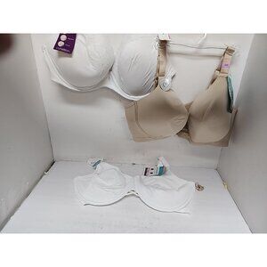3 Bras, 1 Vanity Fair, 1 Radiant 1 Curvation Size 42D NWD!!!